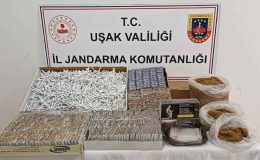 Uşak’ta Jandarma’dan Kaçak Tütün Operasyonu