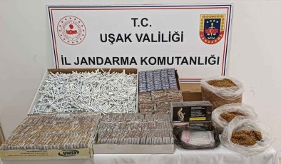 Uşak’ta Jandarma’dan Kaçak Tütün Operasyonu