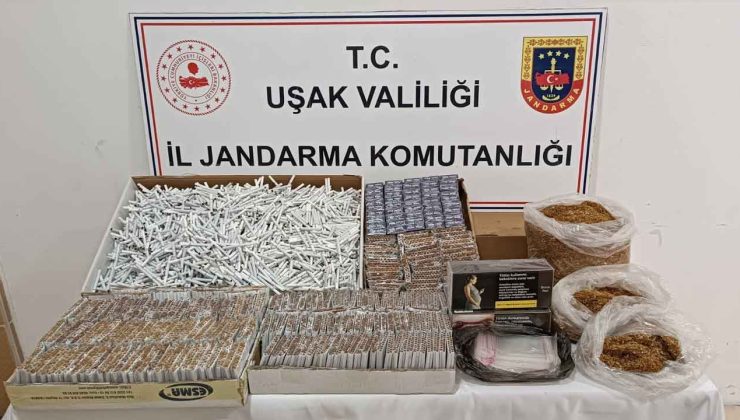 Uşak’ta Jandarma’dan Kaçak Tütün Operasyonu