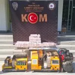 Uşak’ta 20 bin 100 adet kaçak makaron ele geçirildi
